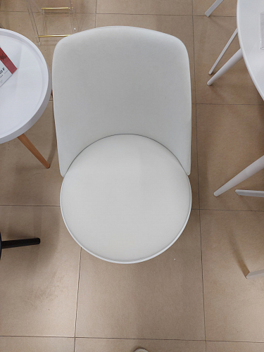 Стул на металлокаркасе Алдис катания вайт / белый матовый из шоурума 2